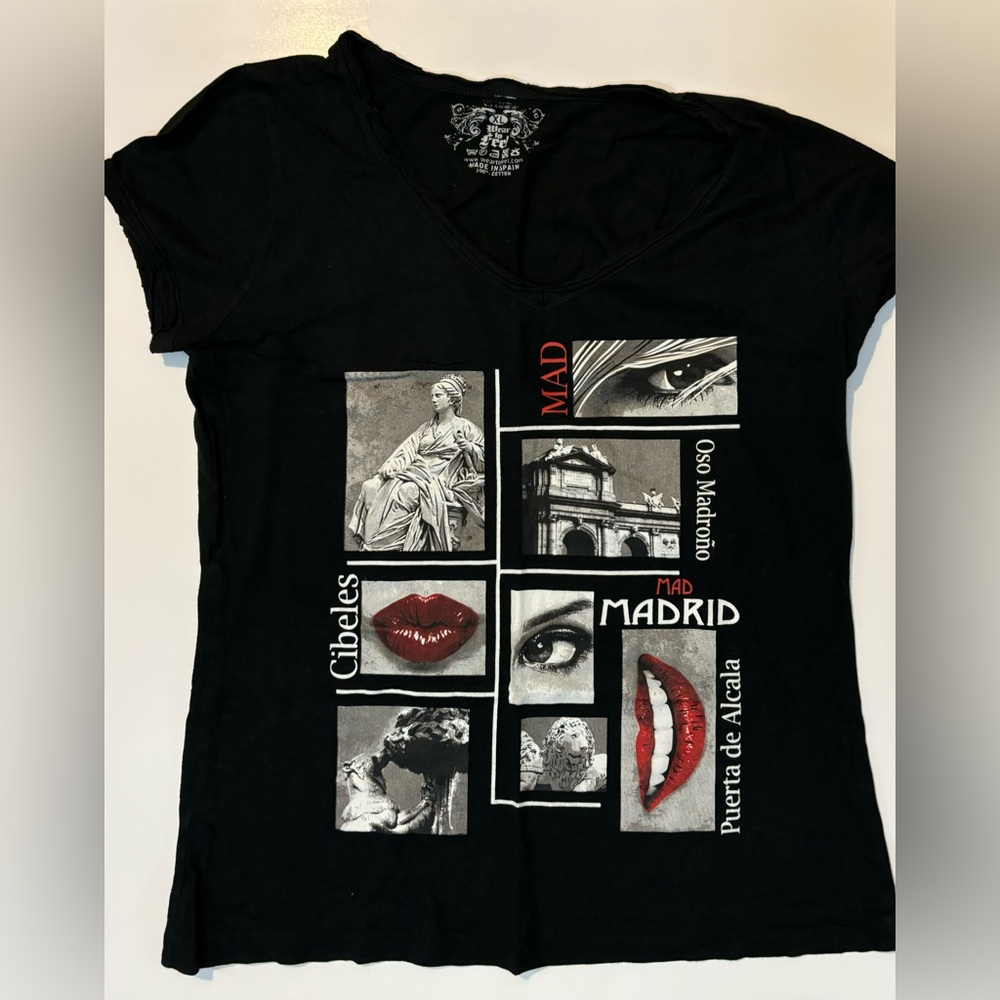 XL Black Madrid T-Shirt